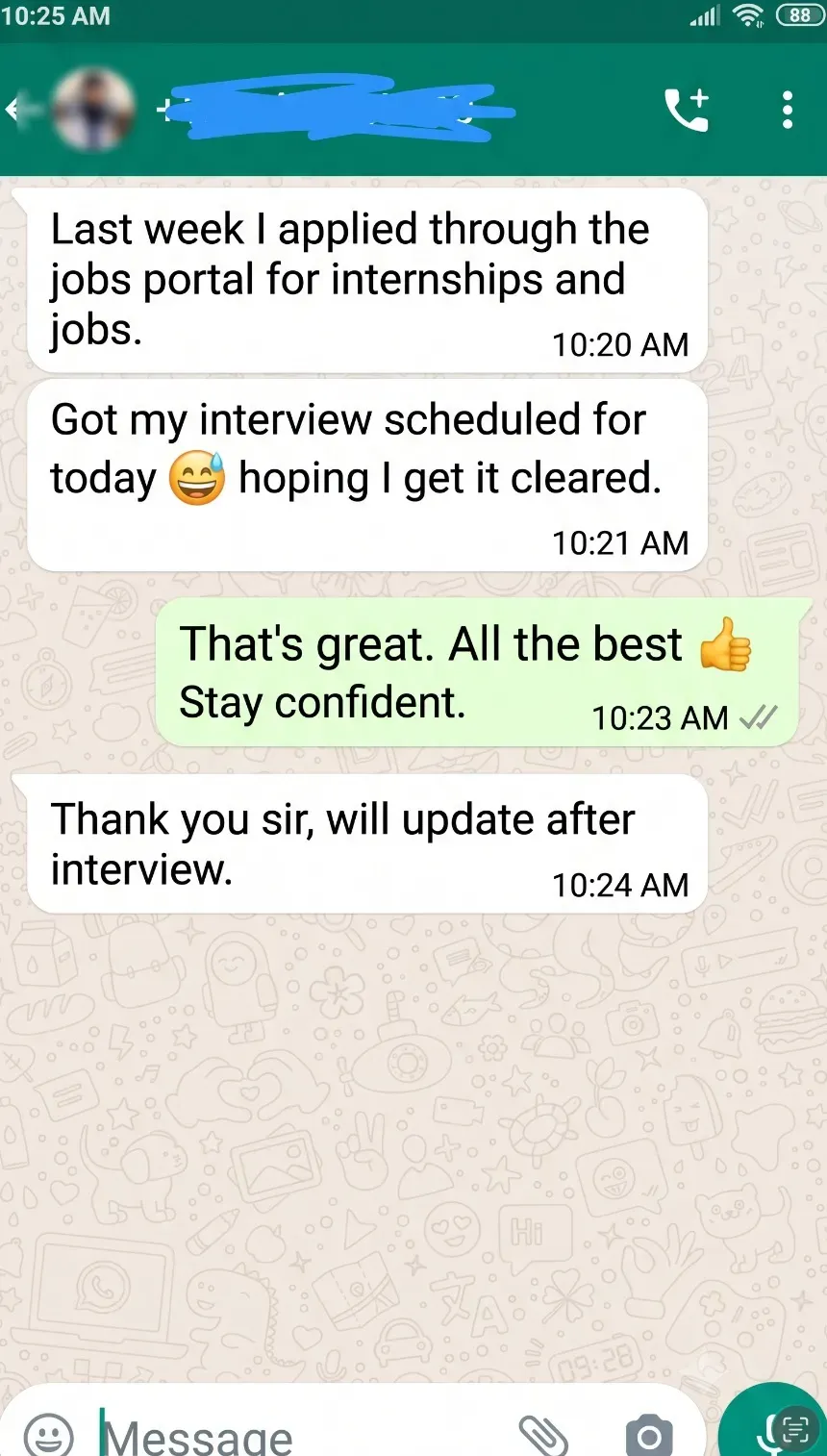 infraone whatsapp review image